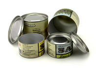 Tapa abierta fácil hermética de las latas de café del papel de la cartulina de la categoría alimenticia