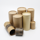 Envases de empaquetado impresos de encargo del té reciclable del tubo del papel de Kraft del cilindro