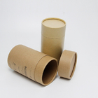 Envases de empaquetado impresos de encargo del té reciclable del tubo del papel de Kraft del cilindro