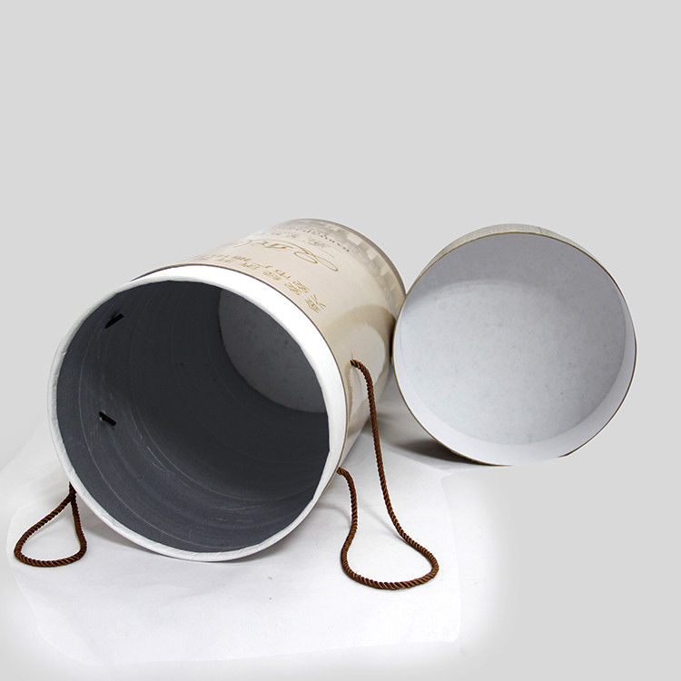 Cajas de empaquetado del lujo decorativo reciclable redondas/peso ligero del cilindro