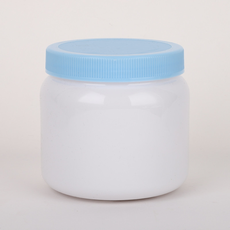 envase de plástico del ANIMAL DOMÉSTICO 1kg con el tarro de leche en polvo del bebé del tapón de tuerca