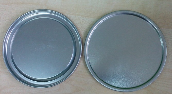 300# la placa de lata de 73 milímetros/la comida de aluminio puede basar el logotipo de encargo