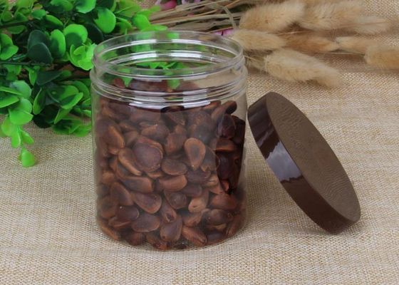 el ANIMAL DOMÉSTICO seco de los tarros del animal doméstico del claro del envase de comida 550ml/580ml puede protección del calor del casquillo de los PP