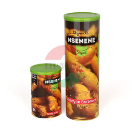 Round Tea Packaging Paper Can For Scented Tea , Food Packing Tube
