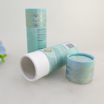 Recyclable Paper Cans Packaging Cardboard Perfume Essential Oil Container Paper Tube