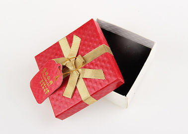 Actuales cajas de regalo de la cartulina de Packaing del rojo para el reloj/el chocolate/el collar