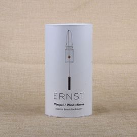 Airtight Fork Packaging Tube Paper Composite Cans Plastic Cap Custom Printing