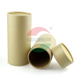 Eco - tubos amistosos del papel del acondicionamiento de los alimentos Kraft/tubos postales de encargo