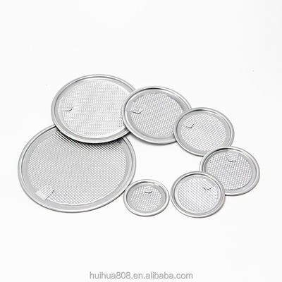 Película de aluminio desprendible de alta calidad y buen rizado, tamaño estándar internacional, para lata de plástico