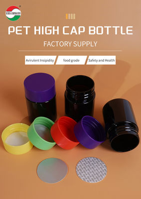 Fábrica China OEM Personalizada Lata de Plástico PET Resistente a la Luz para Caramelos y Dulces Blandos