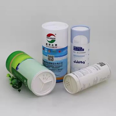 Embalaje de tubo cilíndrico de cartón OEM ecológico para especias, pimienta, soda, sal, azúcar, tubo de bálsamo labial, embalaje artesanal de cartón