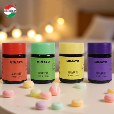 360ML Latas de PET transparentes para dulces blandos alimentos secos café regalo cosmético adecuado para envases de galletas
