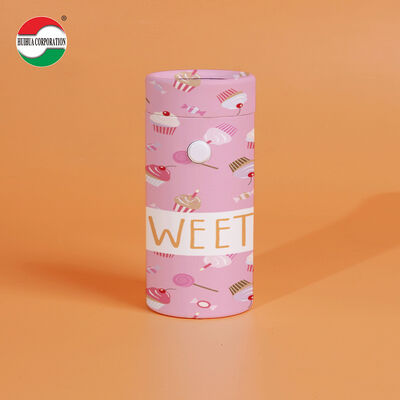 Cierre de seguridad para niños, impreso a medida, ecológico, biodegradable, tubos de papel kraft, contenedores de cartón, tapas, logotipo personalizado