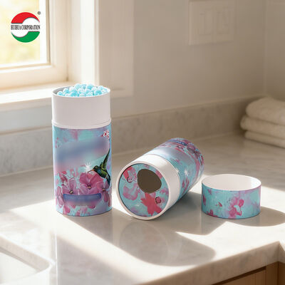 Tubo de papel Kraft de almacenamiento aséptico de materiales reciclados ecológicos para uso cosmético y de laboratorio