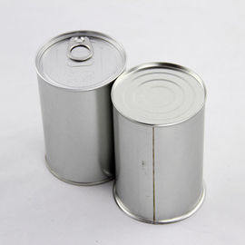 Ninguna impresión latas redondas de la placa de lata de Coffe/del té para la comida enlatada con el casquillo hermético