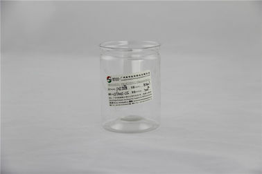 el ANIMAL DOMÉSTICO abierto fácil del cilindro del plástico transparente 550ml puede para embalar de la comida/de las galletas
