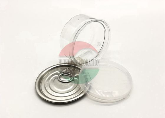 Jarrones de plástico con tapas / contenedores de galletas de plástico