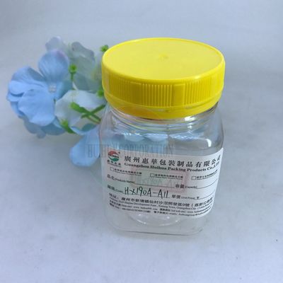 El apretón Kookie apilable del plástico transparente del cuadrado de la comida 225ml de la boca ancha sacude