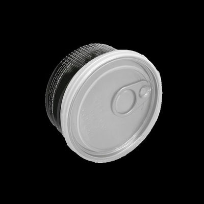 Tapa abierta fácil de Alu de las latas del plástico transparente del té 33m m de la burbuja