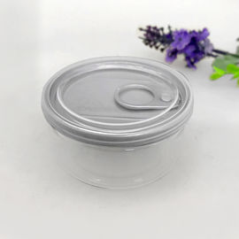 Empty 211 100ML Plastic Transparent Can With Pull Ring Easy Open Lid