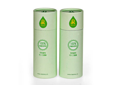 Tubo de papel cosmético de lujo que empaqueta la cartulina reciclable para el cuidado de piel